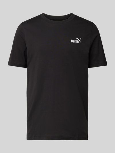 PUMA PERFORMANCE T-shirt z wyhaftowanym logo Czarny 2