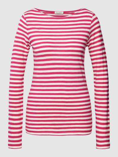 Marc O'Polo Longsleeve mit Streifenmuster Pink 2