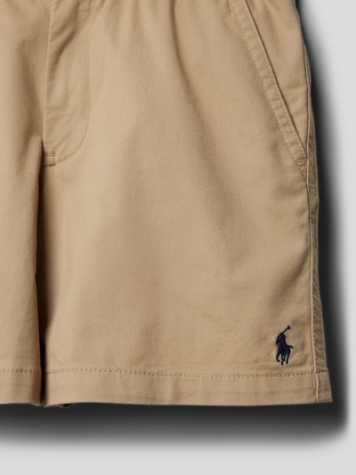 Polo Ralph Lauren Teens Bermudy z wyhaftowanym logo Beżowy 2