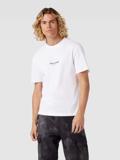 Jack & Jones T-shirt met ronde hals, model 'JORVESTERBRO' Wit - 4