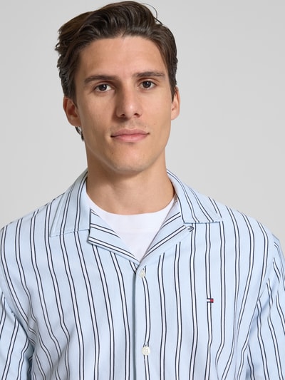 Tommy Hilfiger Regular fit vrijetijdsoverhemd met strepen Lichtblauw - 3