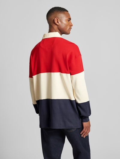 Gant Sweatshirt mit Label-Stitching Rot 5