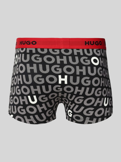 HUGO Boxershort met band met label in een set van 3 stuks Zwart - 3