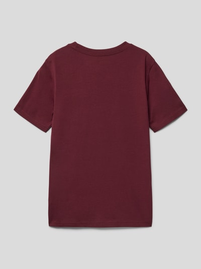 Polo Ralph Lauren Teens T-Shirt mit Label-Stitching Bordeaux 3