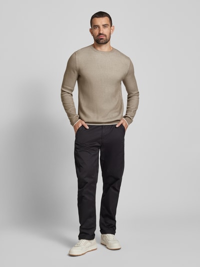 Cinque Gebreide pullover met ronde hals, model 'Basti' Groen - 1