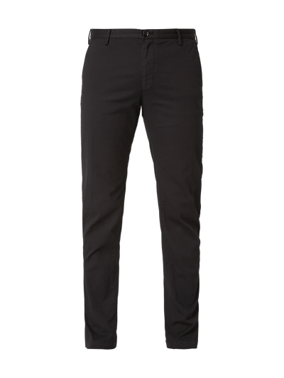 BOSS Chinosy o kroju slim fit z dodatkiem streczu Czarny 2