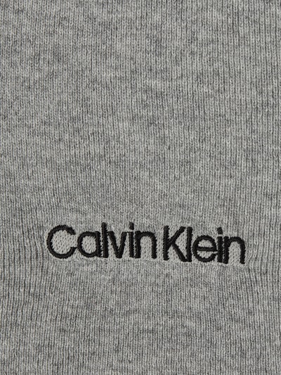 CK Calvin Klein Schal mit Kaschmir-Anteil Silber Melange 3