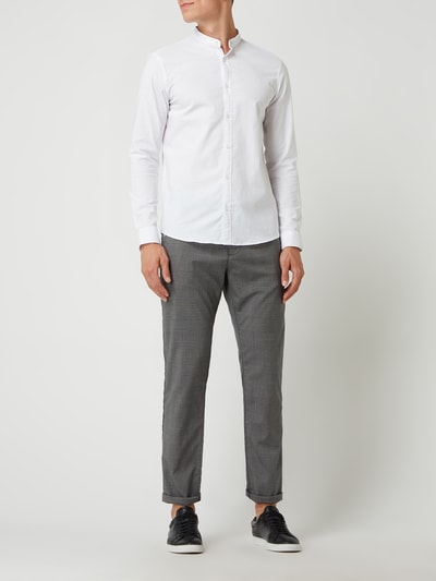 MCNEAL Slim Fit Chino mit Stretch-Anteil Dunkelgrau 1