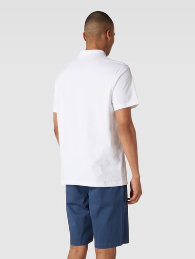 FIRE + ICE Poloshirt mit Label-Details Modell 'Ramon' Weiss 5