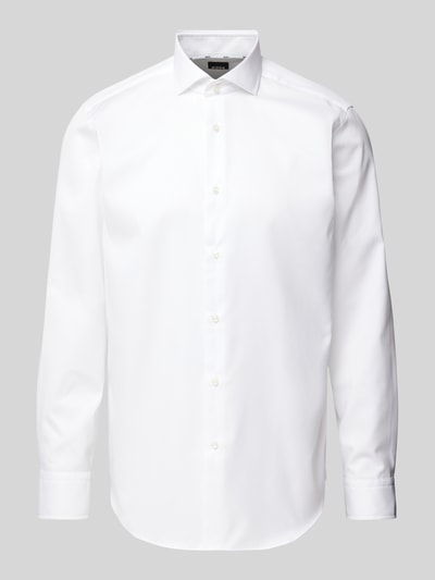 BOSS Koszula biznesowa o kroju regular fit z kołnierzykiem typu cutaway model ‘Joe’ Biały 1