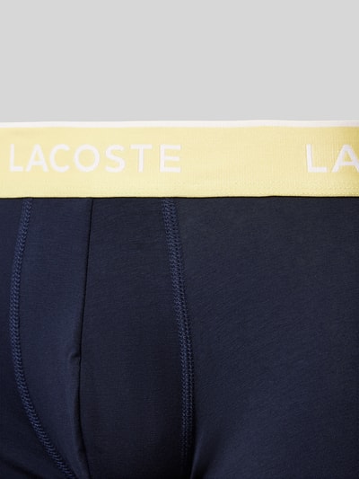 Lacoste Trunks mit elastischem Label-Bund im 3er-Pack Gruen 2