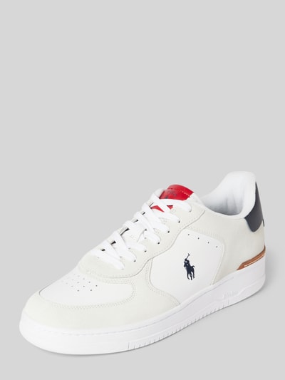 Polo Ralph Lauren Sneakersy z wyhaftowanym logo model ‘MASTERS’ Biały 1