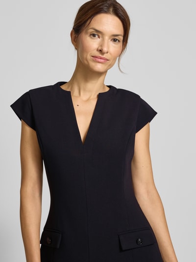 GUESS Minikleid mit V-Ausschnitt Modell 'JOANDRA' Black 3