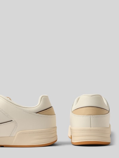 Produktfoto, Sneaker aus suède mit logoprint van Tommy Jeans voor heren in beige en crème met gladde textuur en rubberen zool