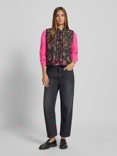 LOLLYS LAUNDRY Gilet met knoopsluiting, model 'Cairo' Antraciet - 1