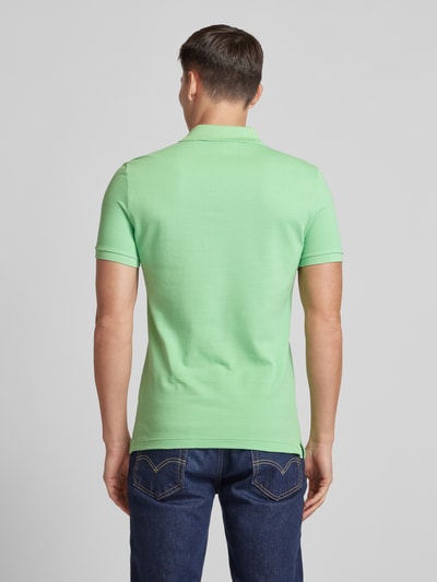 Lacoste Slim Fit Poloshirt mit Label-Patch Modell 'PIQUE' Apfel 5