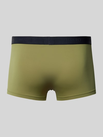 Hanro Boxershort met label in band Olijfgroen - 3