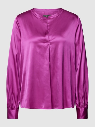 MOS MOSH Bluse in Satin-Optik Modell 'ENFA' Fuchsia 2