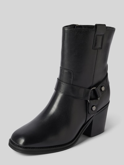 Newd Tamaris Stiefeletten aus Leder im Biker-Look Black 1