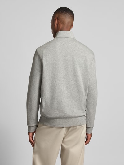 Polo Ralph Lauren Sweatshirt mit Label-Stitching Mittelgrau Melange 5