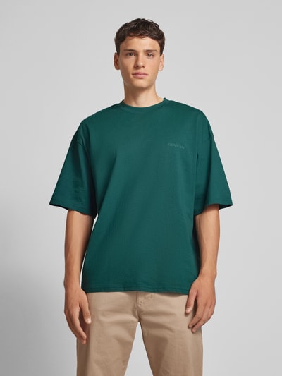 REVIEW Essentials oversized T-shirt  Flessengroen - 4