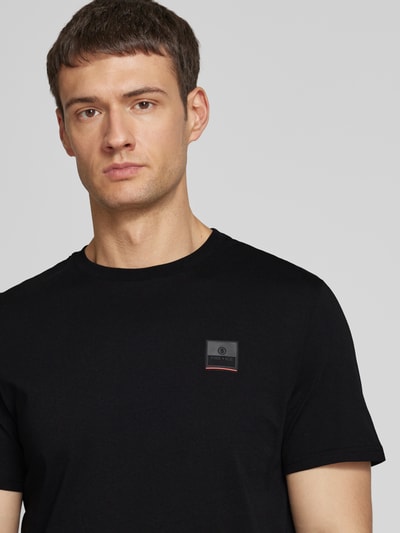 FIRE + ICE T-Shirt mit Label-Detail Modell 'VITO' Black 3