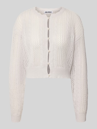 Review Vest met knoopsluiting Lichtgrijs - 2