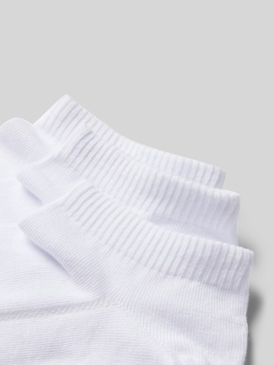 Levi's® Socken mit Label-Detail Modell 'LOW CUT BATWING LOGO' im 3er-Pack Weiss 2