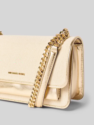 MICHAEL Michael Kors Handtasche mit Strukturmuster Modell 'CLAIRE' Gold 3