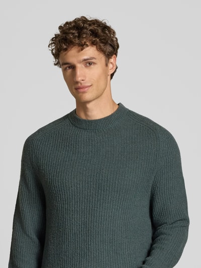 Marc O'Polo Regular fit pullover van wolmix Grafiet - 3
