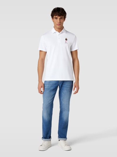 Polo Ralph Lauren Poloshirt met labelstitching Wit - 1