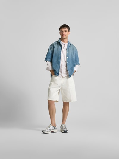 WON HUNDRED Freizeithemd in Denim-Optik Blau 1