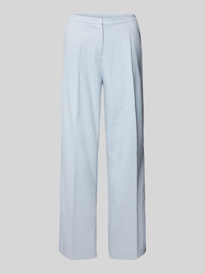 OPUS Stoffen broek met persplooien en steekzakken, model 'Maiga' Lichtblauw - 2