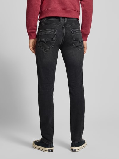 Pepe Jeans Tapered fit jeans van katoenmix, model 'SPIKE' Antraciet - 5