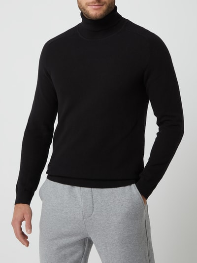 s.Oliver RED LABEL Rollkragenpullover aus Baumwolle Black 4