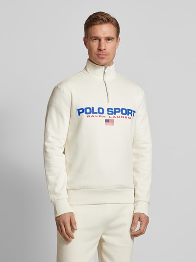 Polo Sport Sweatshirt mit Label-Print Offwhite 4