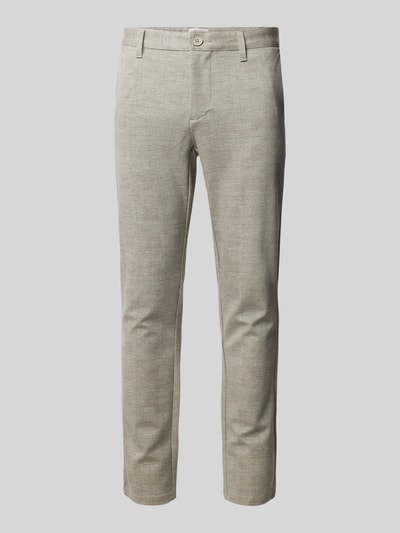 Only & Sons Slim Fit Chino mit Gürtelschlaufen Modell 'MARK' Beige 2