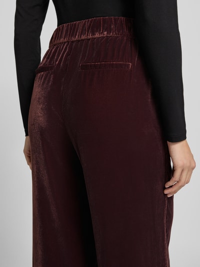 OPUS PANTS Stoffen broek met elastische band, model 'Mucia' Bordeaux - 3