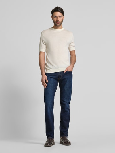 Emporio Armani Regular Fit Jeans mit Label-Detail Jeansblau 1