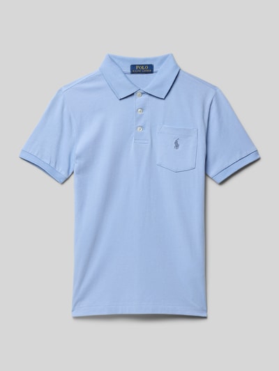 Polo Ralph Lauren Teens Regular Fit Poloshirt mit Brusttasche Bleu 1