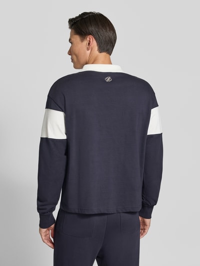 PROHIBITED Sweatshirt aus reiner Baumwolle Marine 5