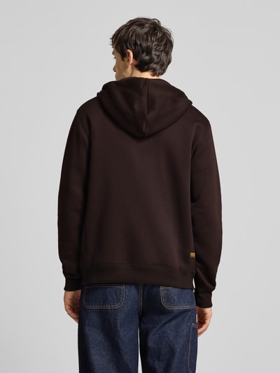 G-Star Raw Sweatjacke mit Kapuze Dunkelbraun 5