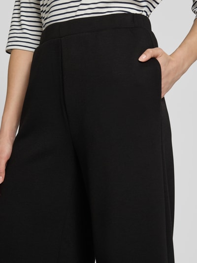 Vila Wide Leg Stoffhose mit Eingrifftaschen Modell 'SIFFI' Black 3