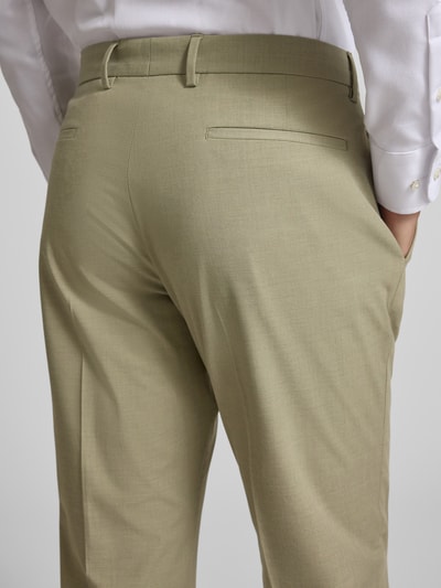 s.Oliver BLACK LABEL Slim Fit Anzughose mit Viskose-Anteil Hellgruen 3