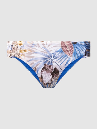 Guess Bikini-Hose mit Motiv-Print Modell 'LEO' Blau Melange 1