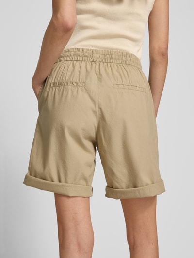s.Oliver RED LABEL Relaxed Fit Shorts aus Baumwoll-Lyocell-Mix Beige 3