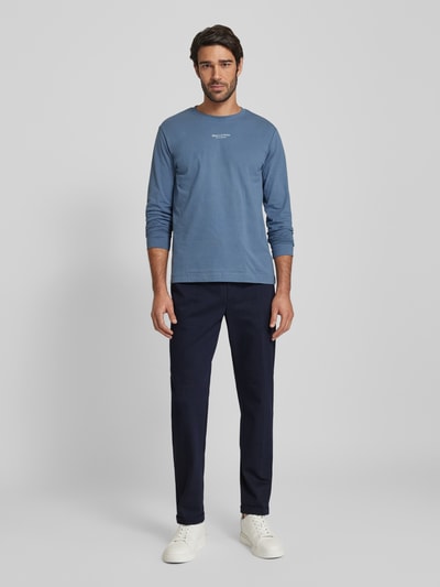 Tom Tailor Denim Tapered Fit Chino mit Viskose Dunkelblau 1