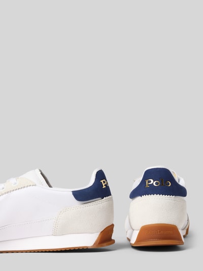 Polo Ralph Lauren Sneakers met labelstitching, model 'HESTER' Wit - 2