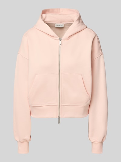 Calvin Klein Jeans Oversized Sweatjacke mit Kapuze Hellrosa 2
