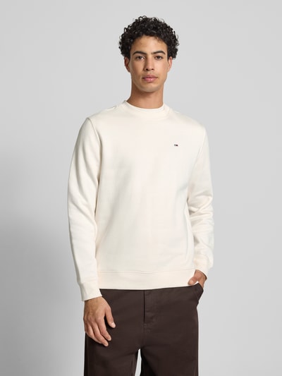 Tommy Jeans Regular Fit Sweatshirt aus Baumwoll-Mix  Offwhite 4
